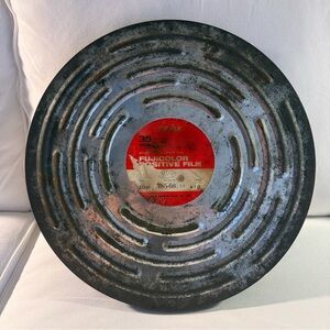 Vintage Fujicolor Positive Film 35mm Reel metal Canister